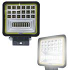 Farol de Milha LED Branco 42 Leds * 3W 126W 7D Farol Milha Quadrado 12-80V SPOT FLOOD DRL Branco LT2501