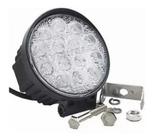 Farol De Milha Off-Road 14 Leds 42W 12V/24V Redondo - Epistar