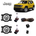 Farol de Milha Renegade 2018 Com Lâmpada H11 Kit