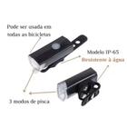 Farol Dianteiro Bike Led Usb Recarregável 300 Lumens Iluminação Luz Mtb - Importado