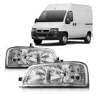 Farol Ducato Boxer Jumper 2005 2006 2007 2008 2009 2010 2011 2012 2013 2014 2015 2016 Mascara Cromada