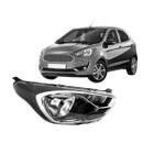 Farol Ford Ka 2019 a 2023 Mascara Negra Direito