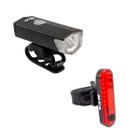 Farol gta 120 lumens + sinalizador vermelho 10l usb