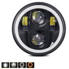 Farol Led Constelation Fusca Kombi 7 Polegadas Angel Troller JEEP Land Rover Defender