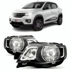 Farol Manual Kwid 2017 2018 Á 2022 Sem Friso Inferior Preto