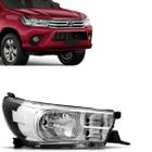 Farol Manual Sem Led Sem Xenon Hilux 2016 2017 2019 Direito