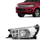 Farol Manual Sem Led Sem Xenon Hilux 2016 2017 2019 Esquerdo