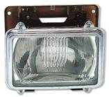Farol MB Cara Preta Alto 1983 Ate 1992 Lente Vidro Serve Ambos Lados H1 24V 3318209161 - NINO