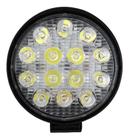 Farol Milha 14 Leds Off Road Redondo 48w - SUNS