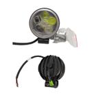 Farol Milha 6 Leds 18W Bivolt Off Road Caminhao Trator Emiplhadeira Guindaste 10-30V Ip67 6Smd 3W Cada 6000K 3400L Suporte Inox