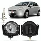 Farol Milha Fiat Punto 2007 2008 2009 2010 + Lampada - BIBAS