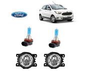 Farol Milha Ford Ka 2017 Lamp H11 Super Branca Par - AI