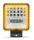 Farol milha quadrado led branco com seta lt2502 rayx