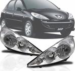 Farol Peugeot 207 2009 2010 2011 2012 2013 Cromado