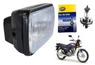 Farol Quadrado + Lampada Hella Cg Today Titan Cargo 125 De 1983 Ate 1999 - Dvsc - Hella