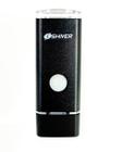 Farol recarregavel 3 funcoes usb 180 lumens aluminio preto shiver
