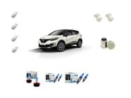 Farol Renault Captur 2017 A 2020 Kit Lâmpadas Super Brancas