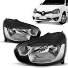 Farol Renault Clio 2013 2014 2015 2016 Máscara Negra