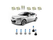 Farol Veloster Completo Kit Led Super Branca