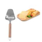 Fatiador Queijo 23cm Em Aço Inox Rose Gold Cortador Espátula