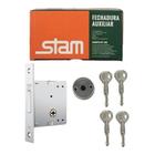 Fechadura Auxiliar Inox Tetra 1002 - Stam