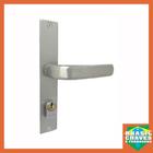 Fechadura de Perfil para porta de Metal Externa 4298 Cromada 21mm MGM Maçaneta Alavanca