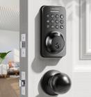 Fechadura de Porta Inteligente Ulecoce - Deadbolt Sem Chave com Conjunto de Alças