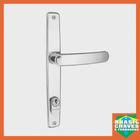 Fechadura Estreita Perfil Cromada Inox 2400A 22mm Aliança Maçaneta Alavanca