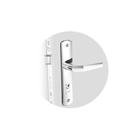 Fechadura Externa Cromada Popline Reta Soprano