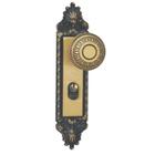 Fechadura Externa Espelho Aço 40mm MGM Colonial Bronze Latonado