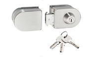 Fechadura Inox Porta Vidro/vidro De Pressão Correr Vv 057 - Soprano