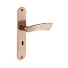 fechadura interna pop 40mm espelho bronze latonado alianca - Aliança