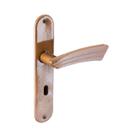 fechadura interna pop 40mm espelho bronze latonado fosco alianca - Aliança