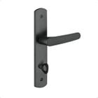 Fechadura Ipanema Reta Banheiro Interno Preto Esp27 Soprano