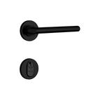 Fechadura Mz180 Papaiz Externa 40mm Roseta Preto Fosco
