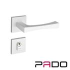 Fechadura Pado Externa Vivaldi 55mm Roseta Branco Texturizado