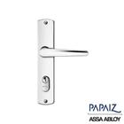 Fechadura Papaiz Mz260 Externa 40mm Roseta Cromada