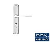 Fechadura Papaiz Mz30 Externa 40mm Espelho Cromado