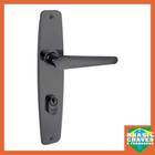 Fechadura para porta de Entrada Externa MARESIAS 1125 Preto Fosco 40mm VOUGA Maçaneta Alavanca