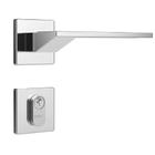 Fechadura para Porta de Entrada MZ630 Cromada 40mm com Roseta - 03630B3CR - PAPAIZ