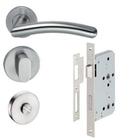 Fechadura Pons Wc Hafele Inox Escovado 911.83.090