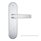 Fechadura Porta Stam 1610/09 Interna Quarto Inox 55mm Cromad