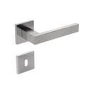 Fechadura Quadrada Inox Escovado 1610/ix60 55mm Interna Stam