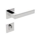 Fechadura Quadrada Inox Litoral 1601/160 55mm Externa Stam