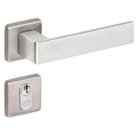 Fechadura Tess Externa 1300-40mm escovada Imab Roseta Quadrada