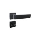Fechadura tess imab banheiro wc preta preto fosco pp 40mm