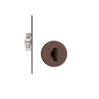 Fechadura trava rolete porta pivotante banheiro wc pado corten marrom redonda rr2 ct