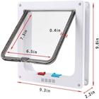 Fecho de 4 vias Cat Flap Door Wokex para interior e exterior - La