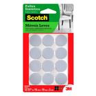 Feltro Sintético 3M Scotch Branco Redondo P