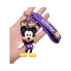 Feminino Bonito Disney Mickey Mouse Chaveiro Anime Minnie Figura Boneca Casal Saco Pingente Jóias - HEROCROSS